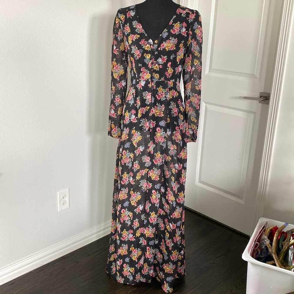 Floral maxi dress